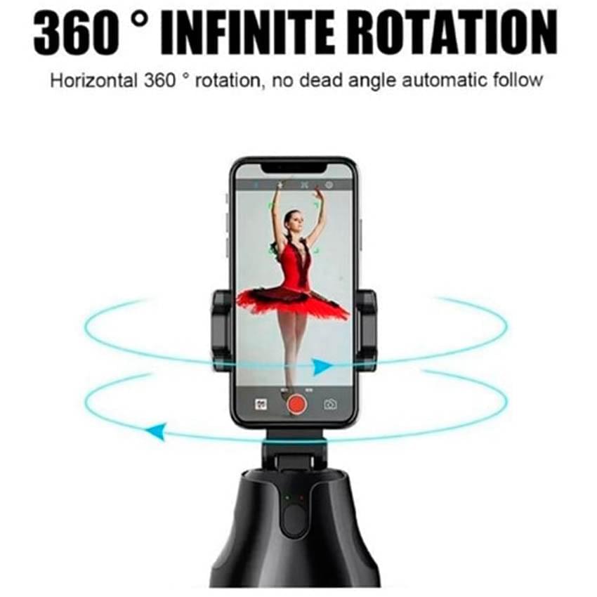 Soporte Celular Inteligente 360 Grados Apai Genie Negro